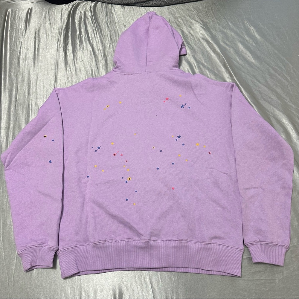 Sp5der Açaí Hoodie 'Purple' - Picture 3 of 3